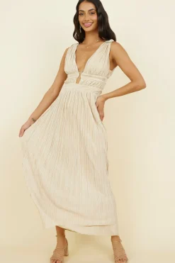 Jupiter Calling Maxi Dress Beige