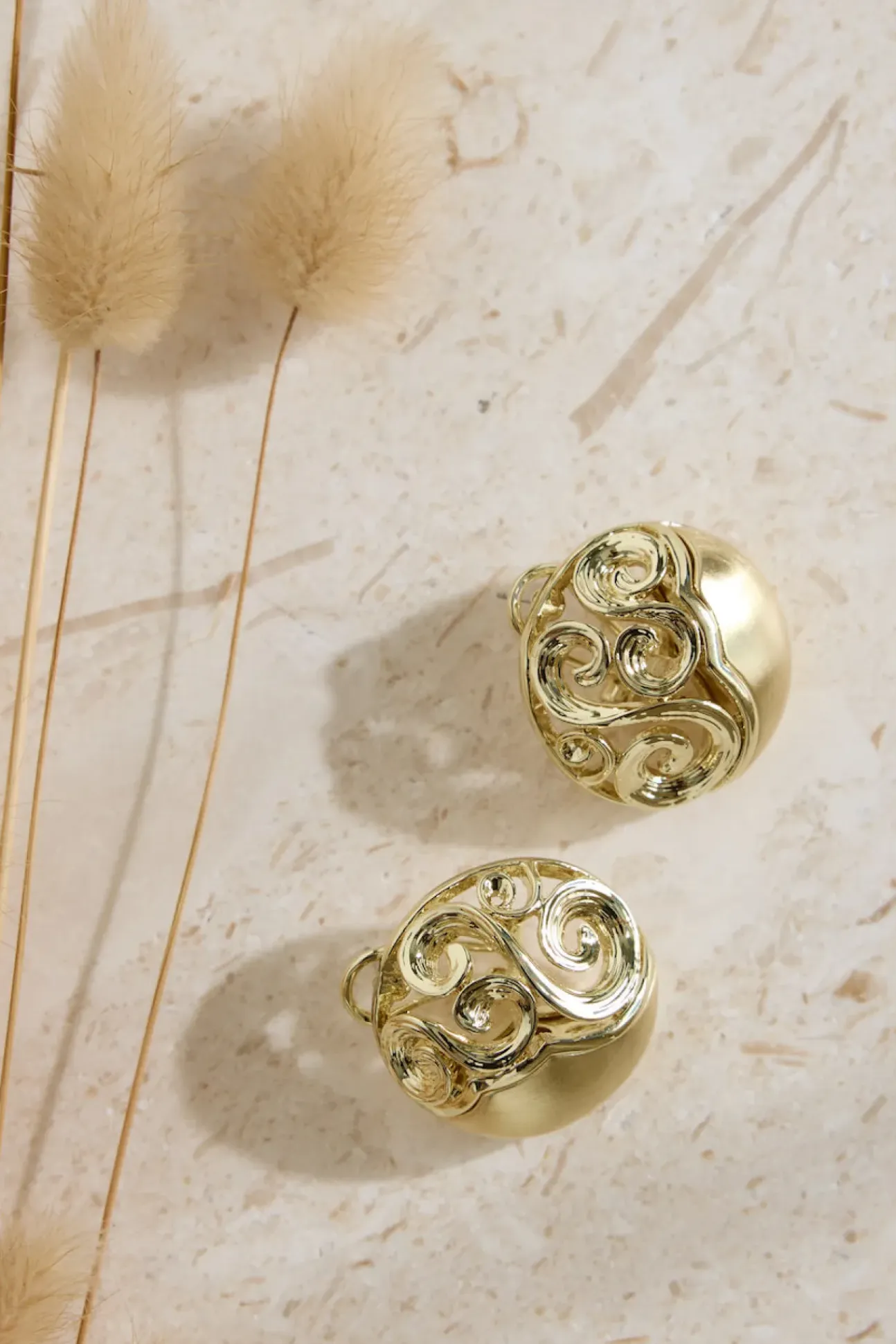 18K Gold Plated Athena Earrings Gold
