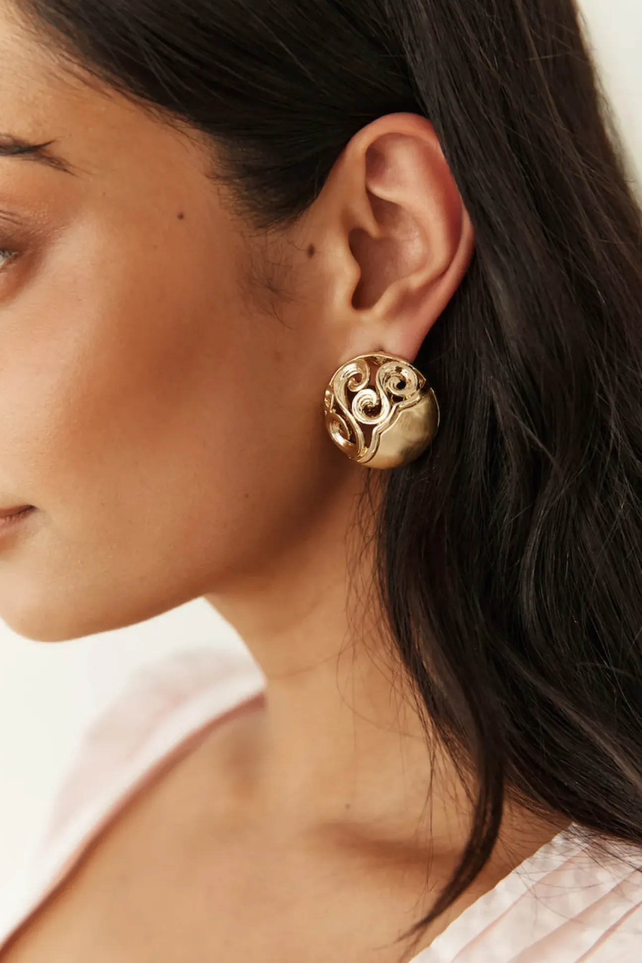18K Gold Plated Athena Earrings Gold
