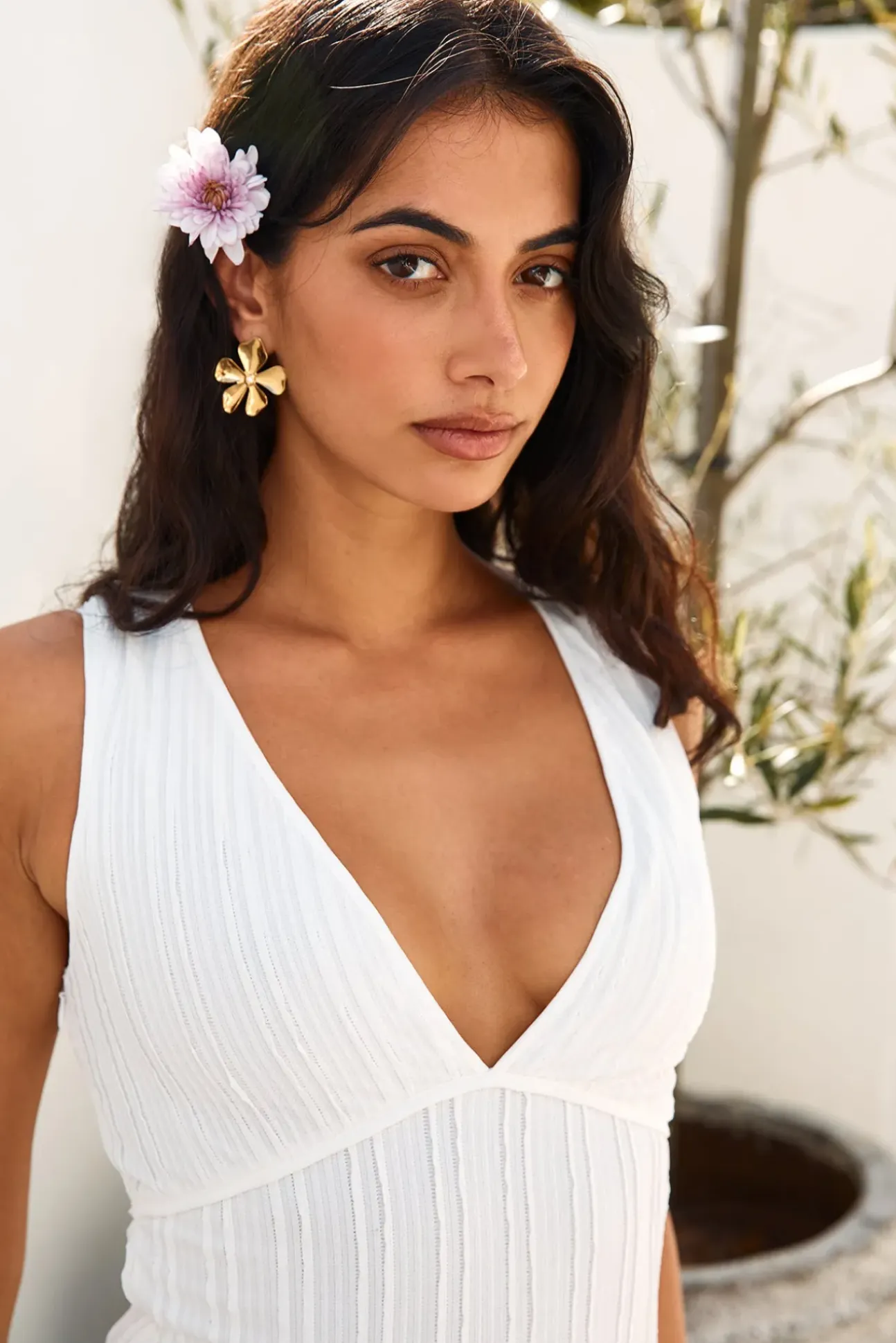 18k Gold Plated Blossom Love Earrings Gold