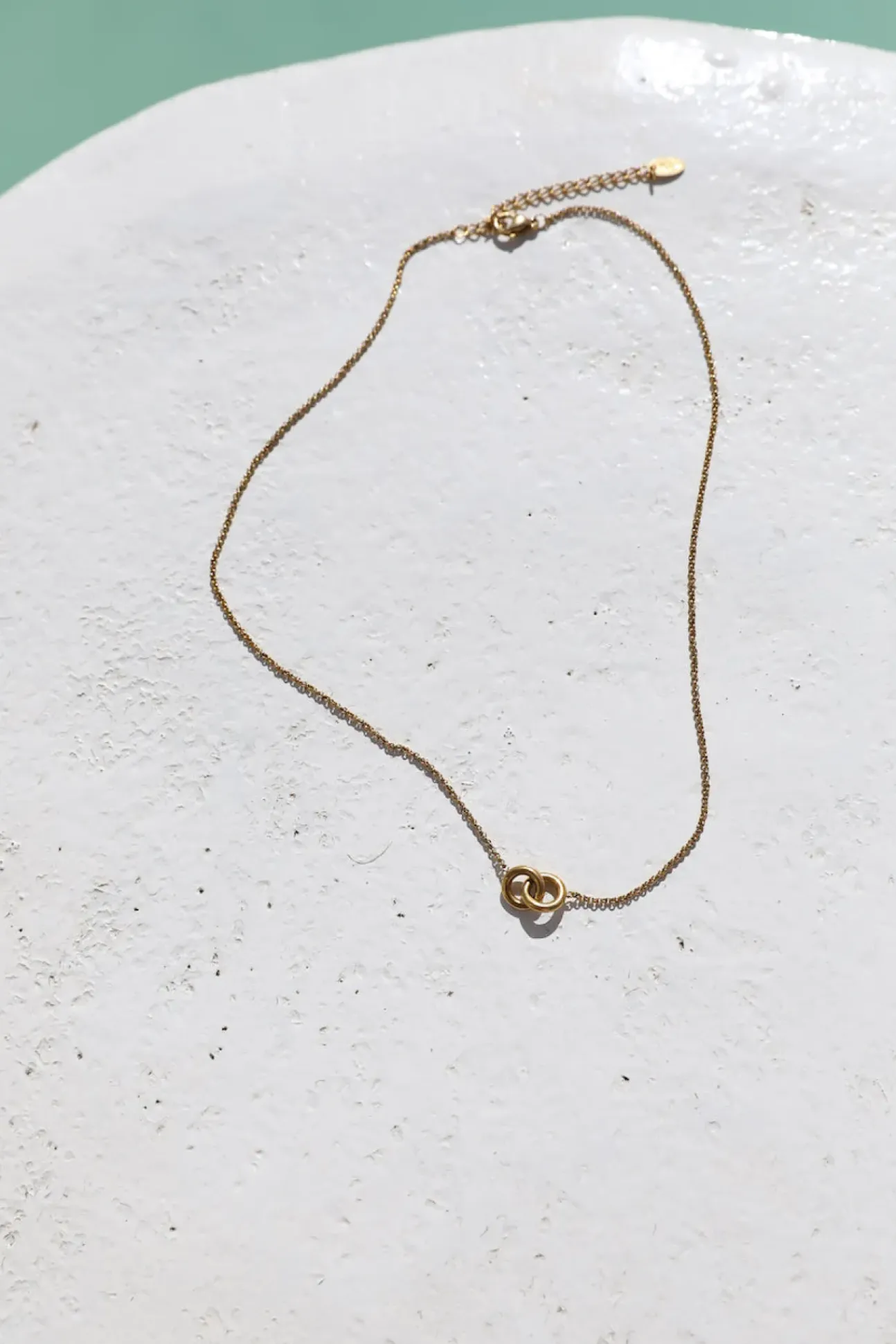 18k gold plated Caught In Destiny Necklace