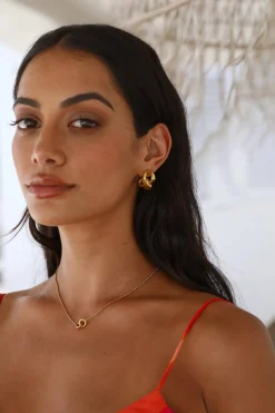 18k gold plated Caught In Destiny Necklace