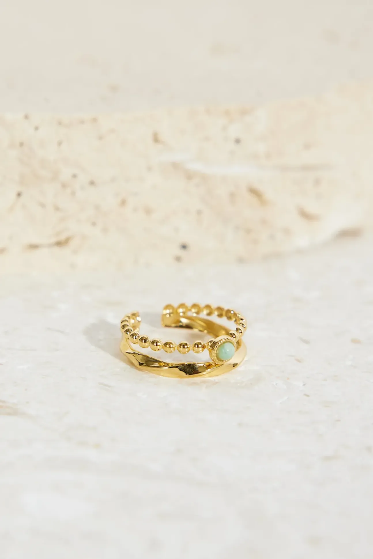 18k Gold Plated Dancing Pixies Ring Gold