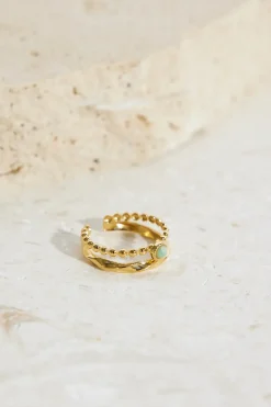 18k Gold Plated Dancing Pixies Ring Gold