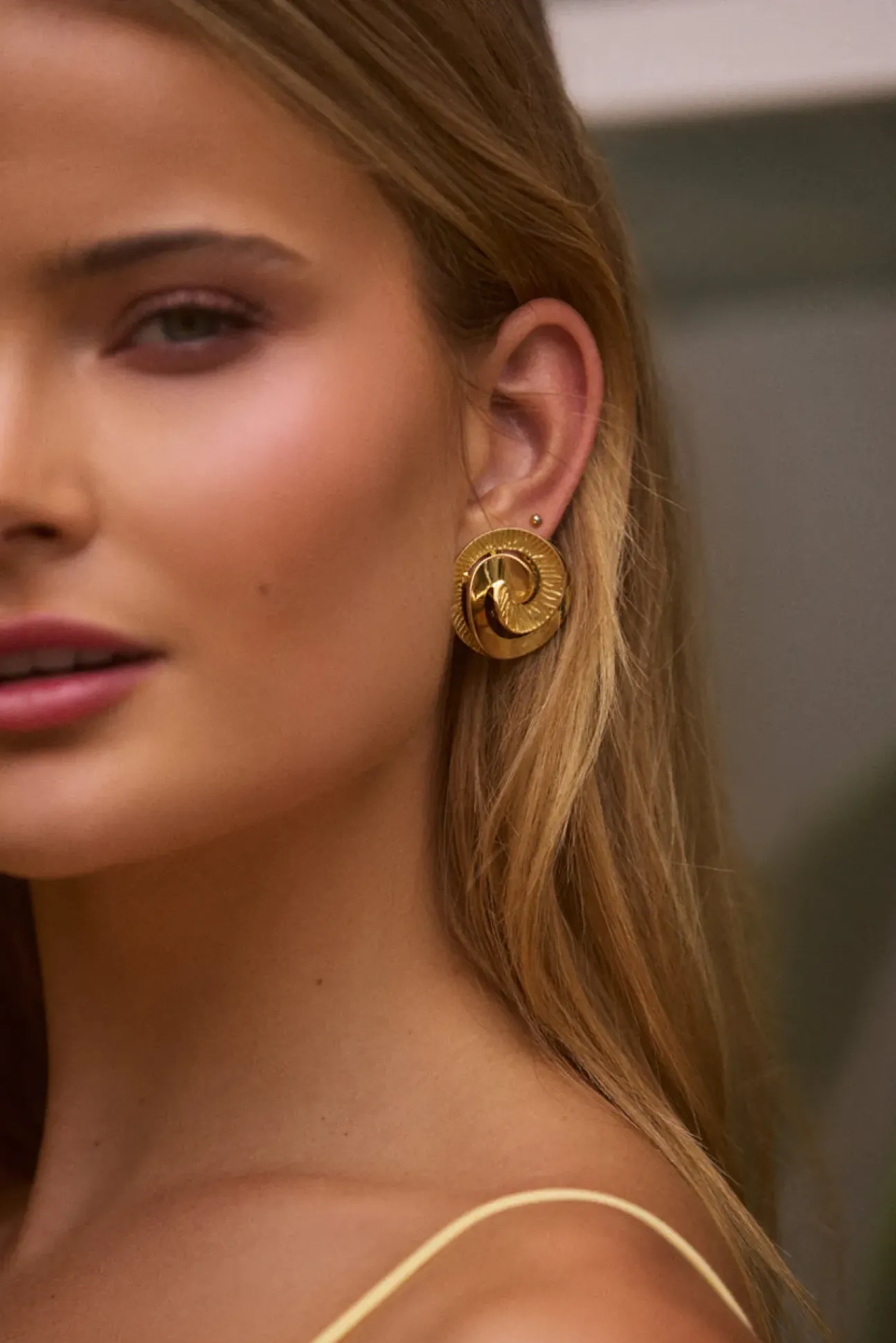 18K Gold Plated Fira Earrings Gold