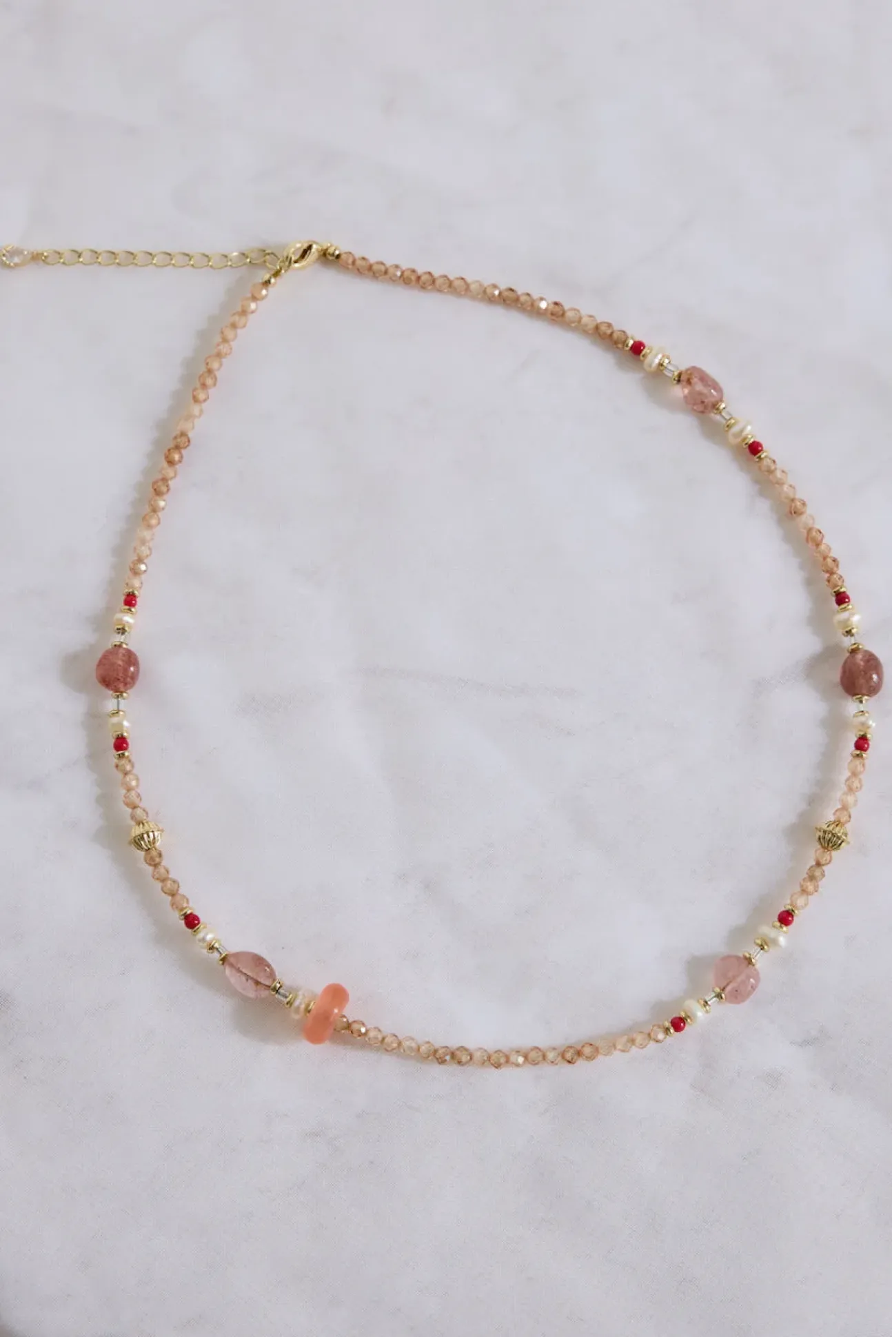 18K Gold plated For The Ride Necklace Gold