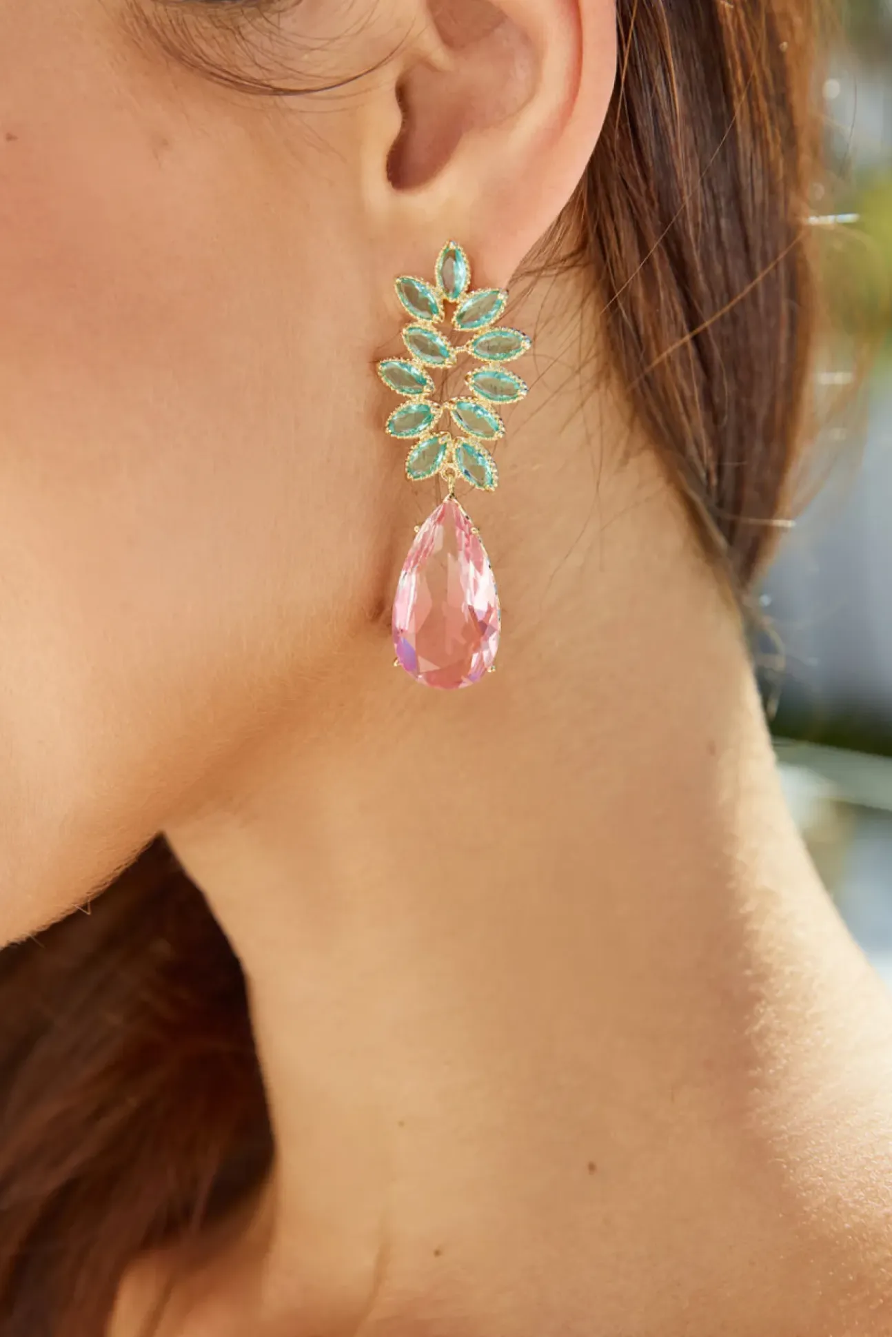 18k Gold Plated Island Treasure Earrings Gold
