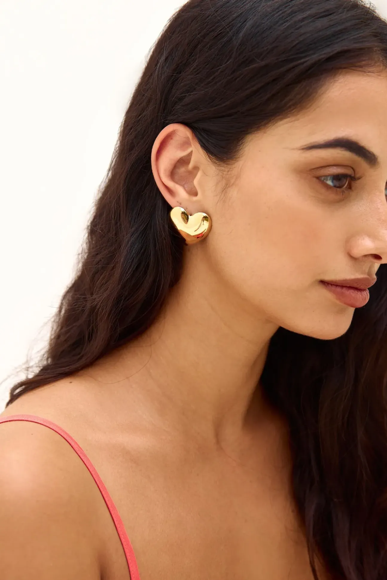 18k Gold Plated Lover Earrings Gold