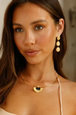 18k Gold Plated Luna Glow Necklace Gold