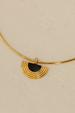 18k Gold Plated Luna Glow Necklace Gold
