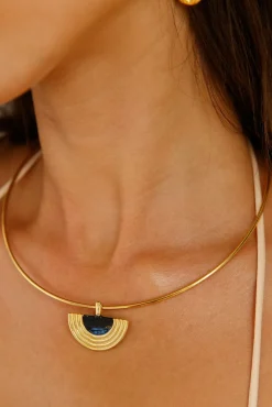 18k Gold Plated Luna Glow Necklace Gold