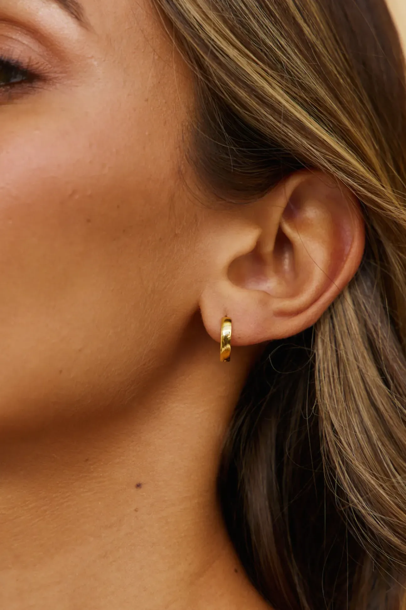18k Gold Plated Mine Forever Earrings Gold