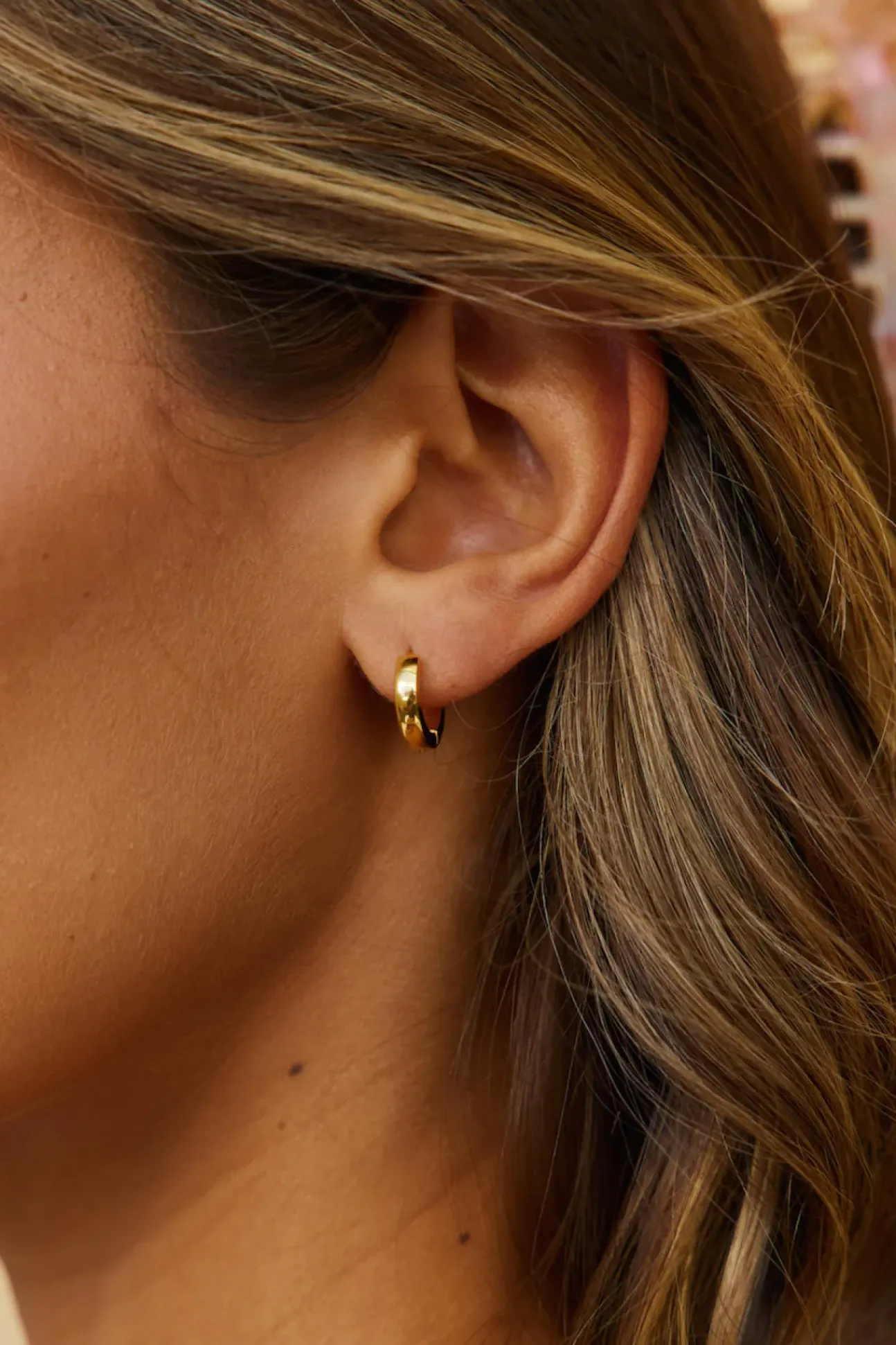 18k Gold Plated Mine Forever Earrings Gold