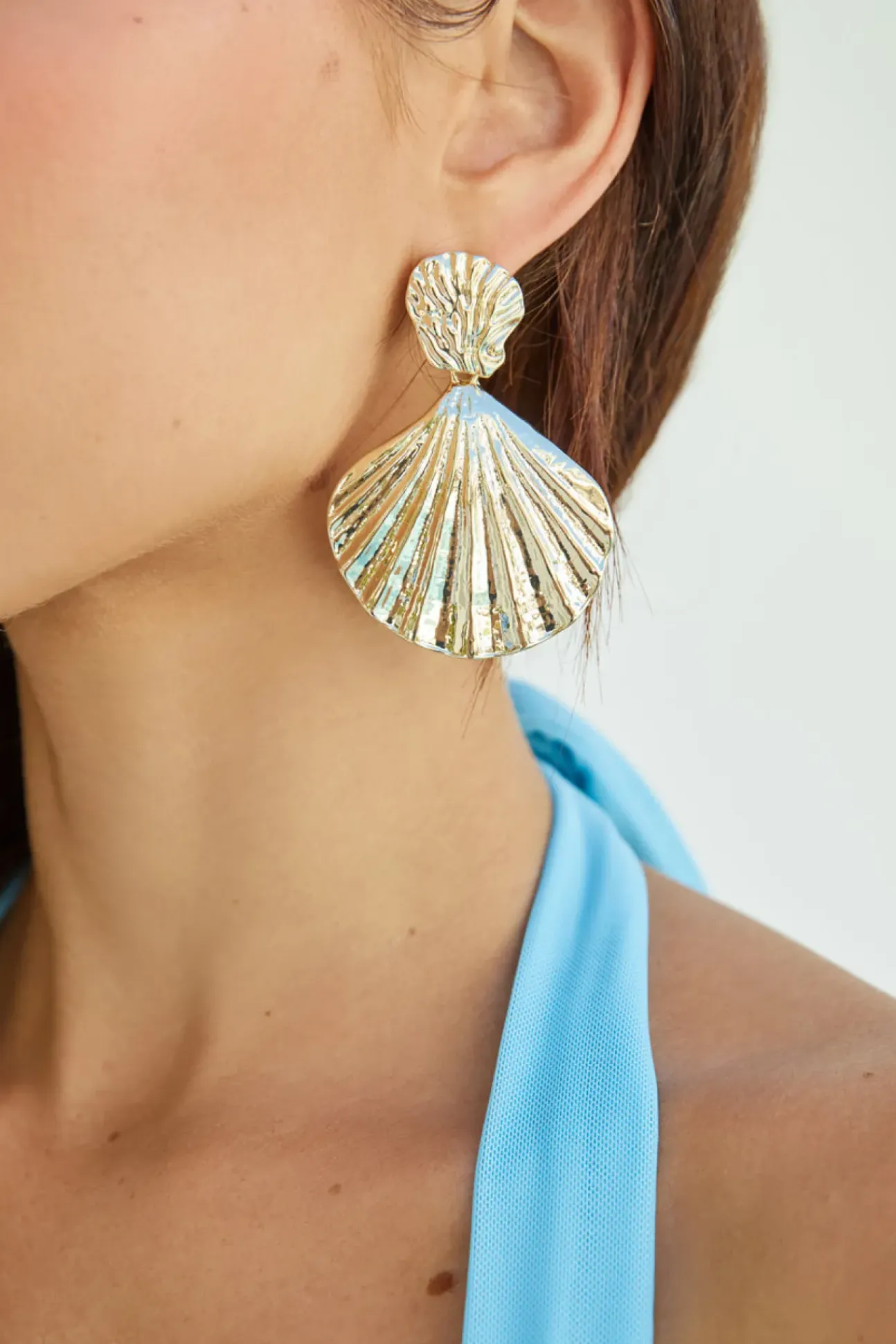 18K Gold Plated Sea Shine Earrings