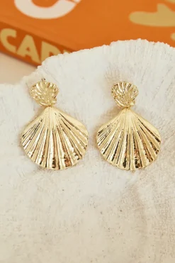 18K Gold Plated Sea Shine Earrings