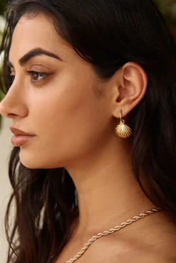 18k Gold Plated Shore Discovery Earrings Gold