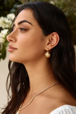 18k Gold Plated Shore Discovery Earrings Gold