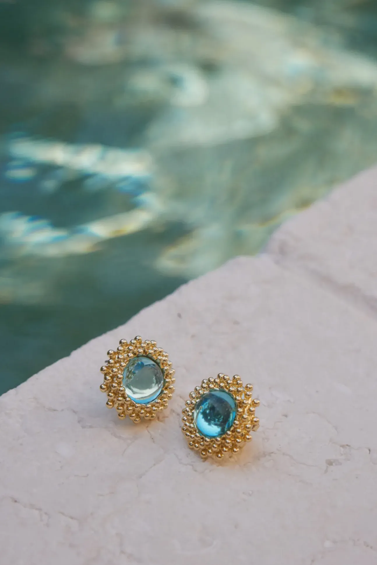 18K Gold Plated Tide Pool Earrings Gold