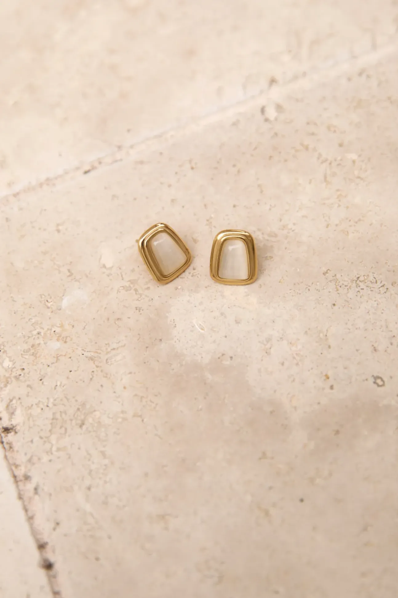 14k Gold Plated Wander Far Earrings Gold