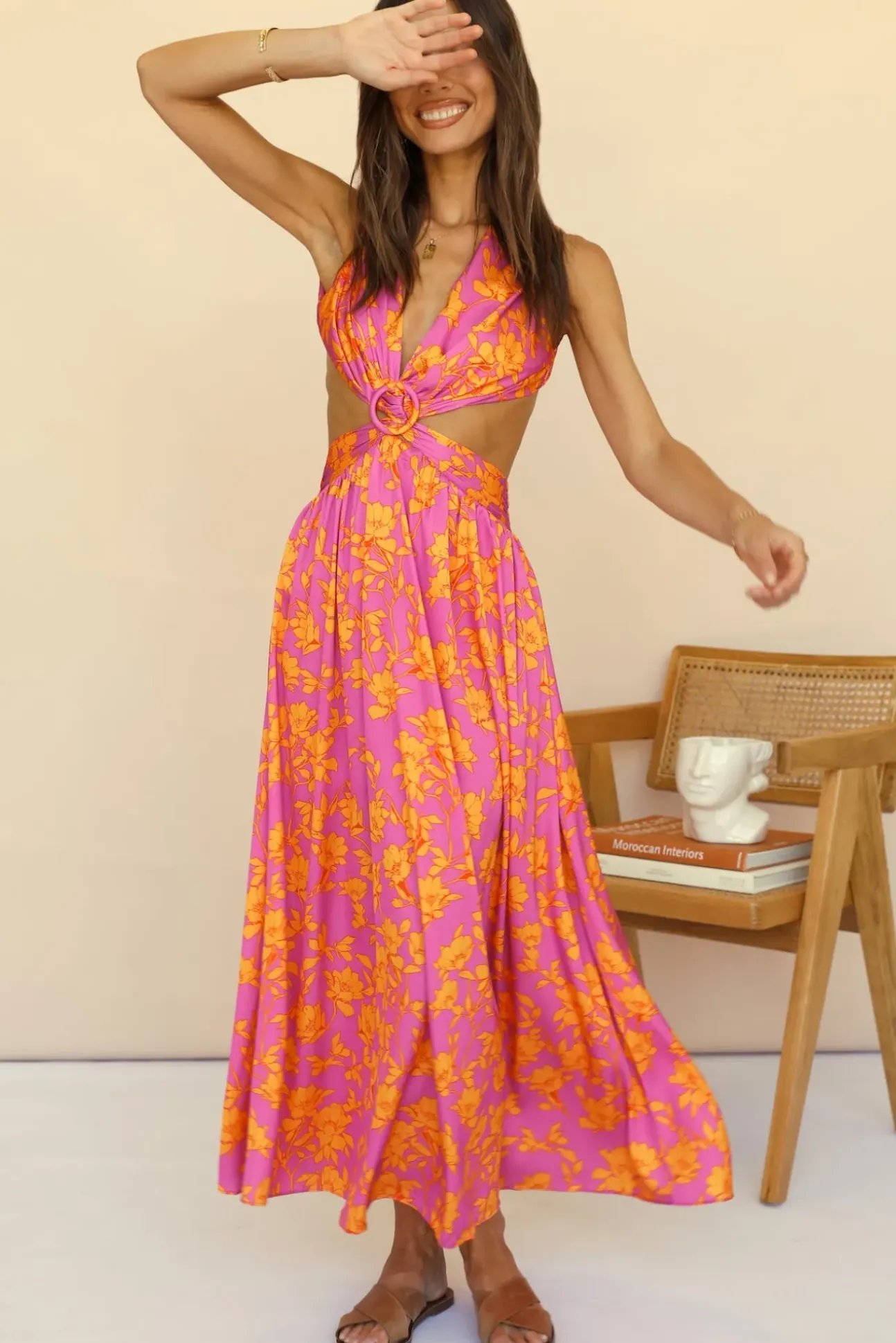 Kisses In The Sunset Maxi Dress