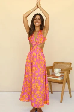 Kisses In The Sunset Maxi Dress