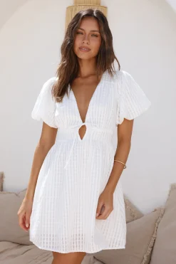 Kite Flying Dress White