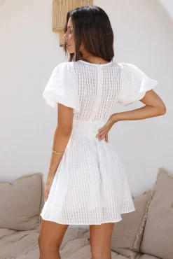 Kite Flying Dress White