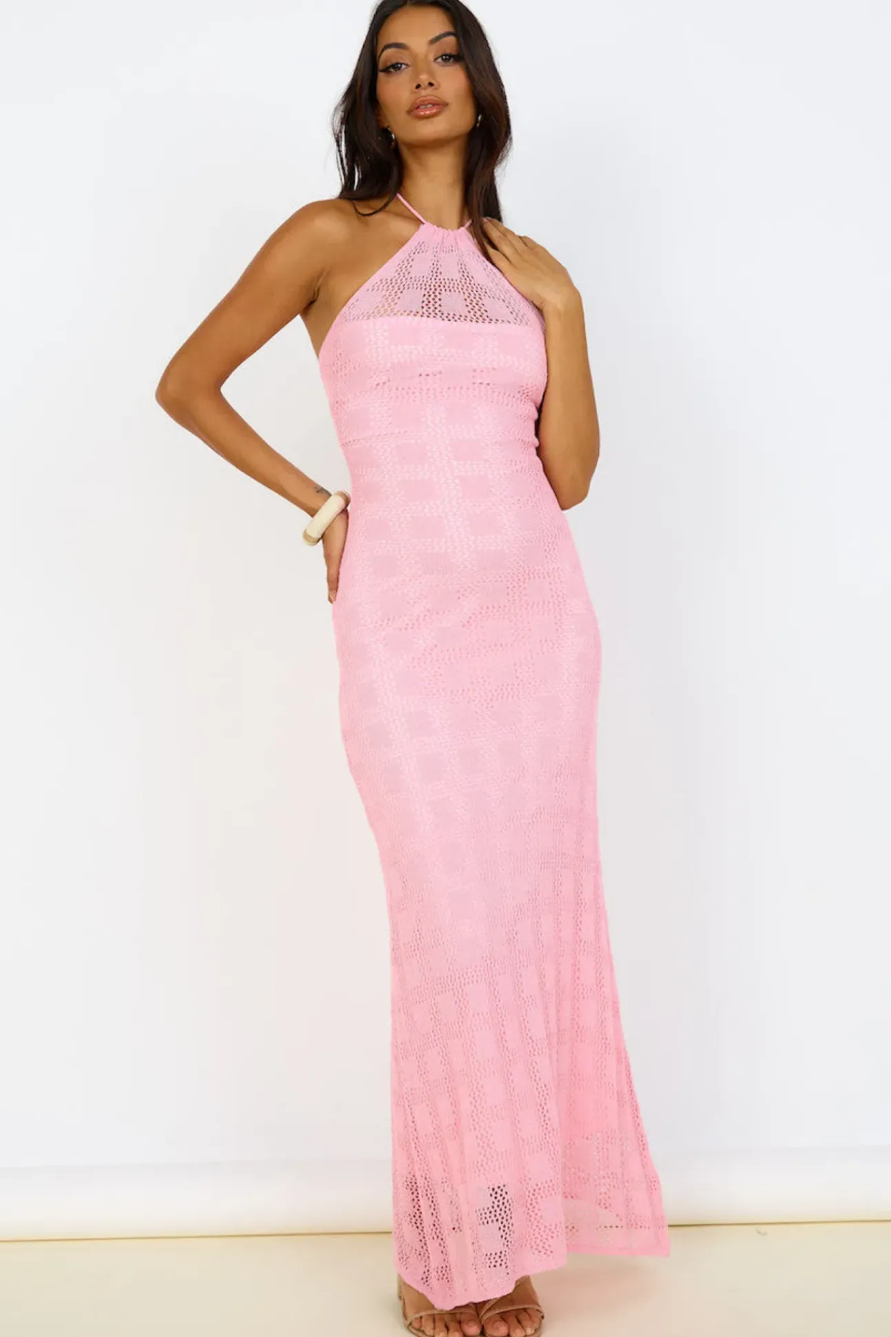 Kombucha Maxi Dress Pink