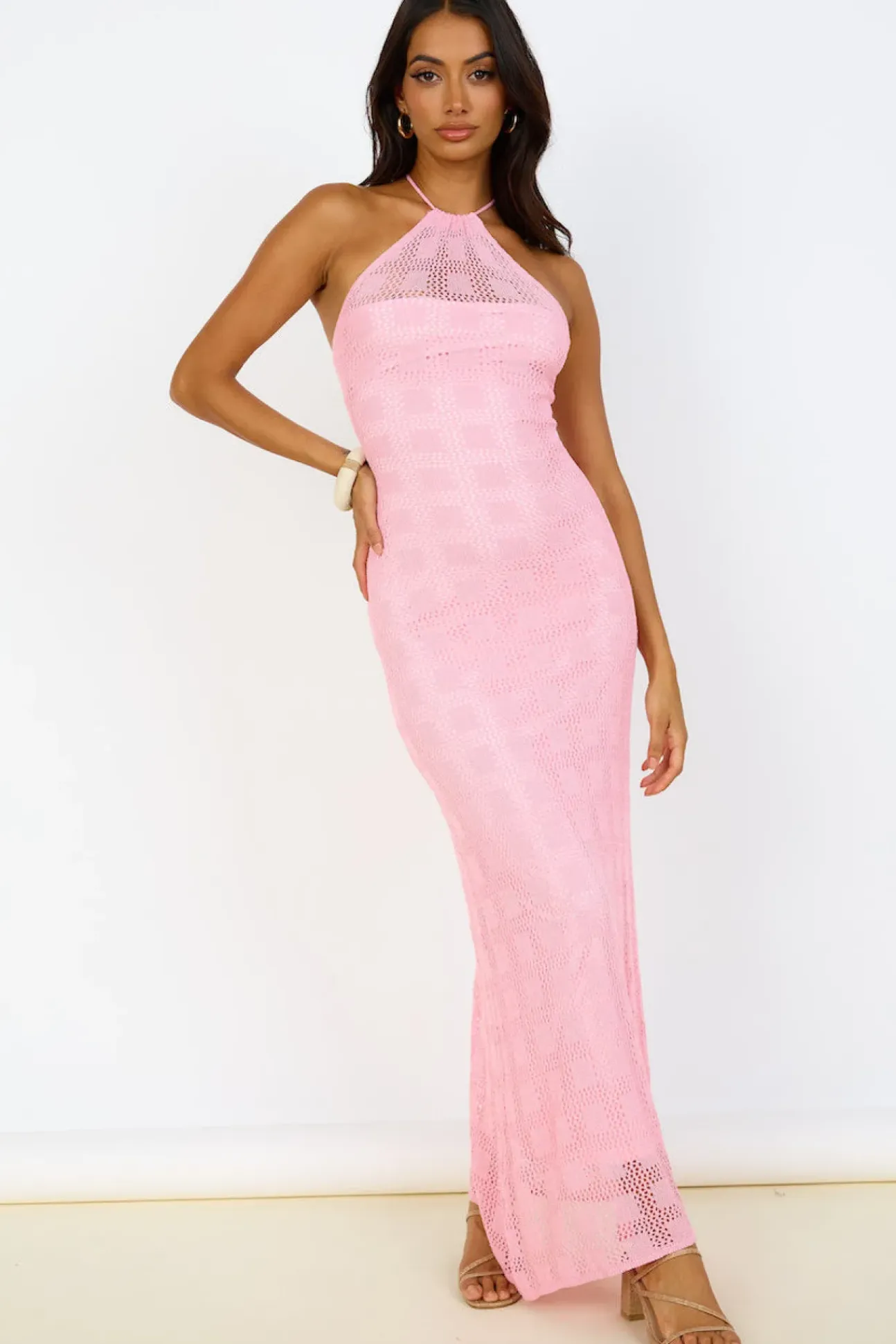 Kombucha Maxi Dress Pink