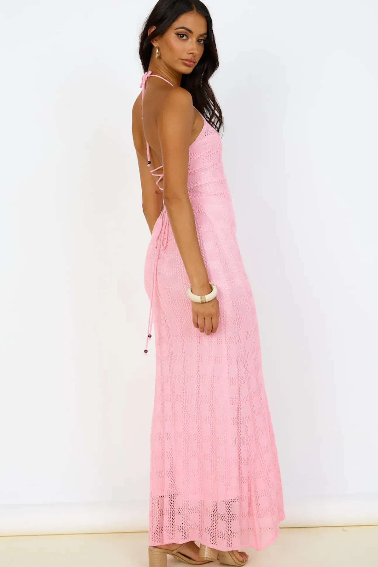 Kombucha Maxi Dress Pink
