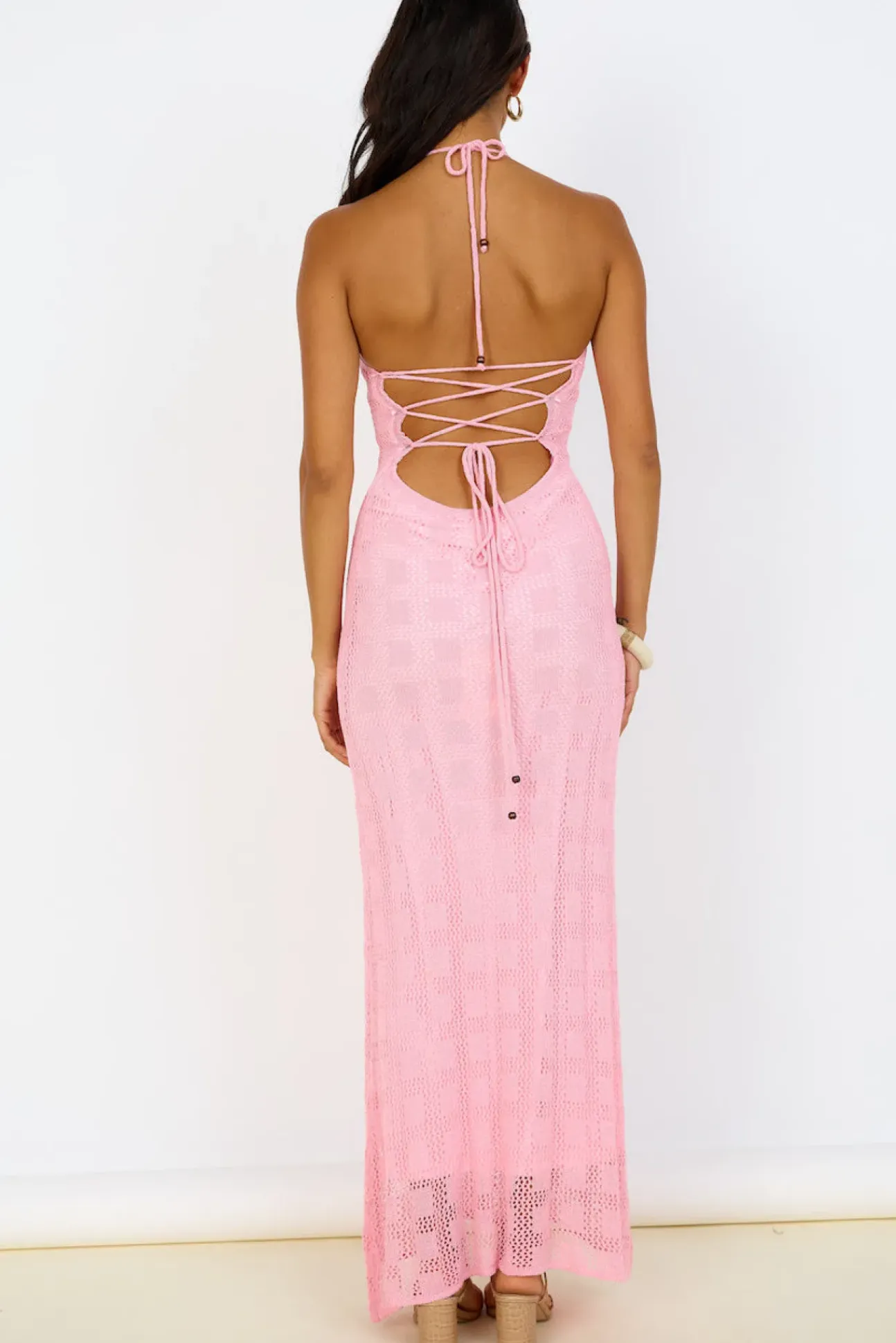 Kombucha Maxi Dress Pink