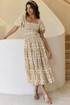 Land And Sky Maxi Dress Yellow