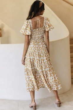 Land And Sky Maxi Dress Yellow