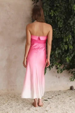 Last Goodbye Maxi Dress Pink
