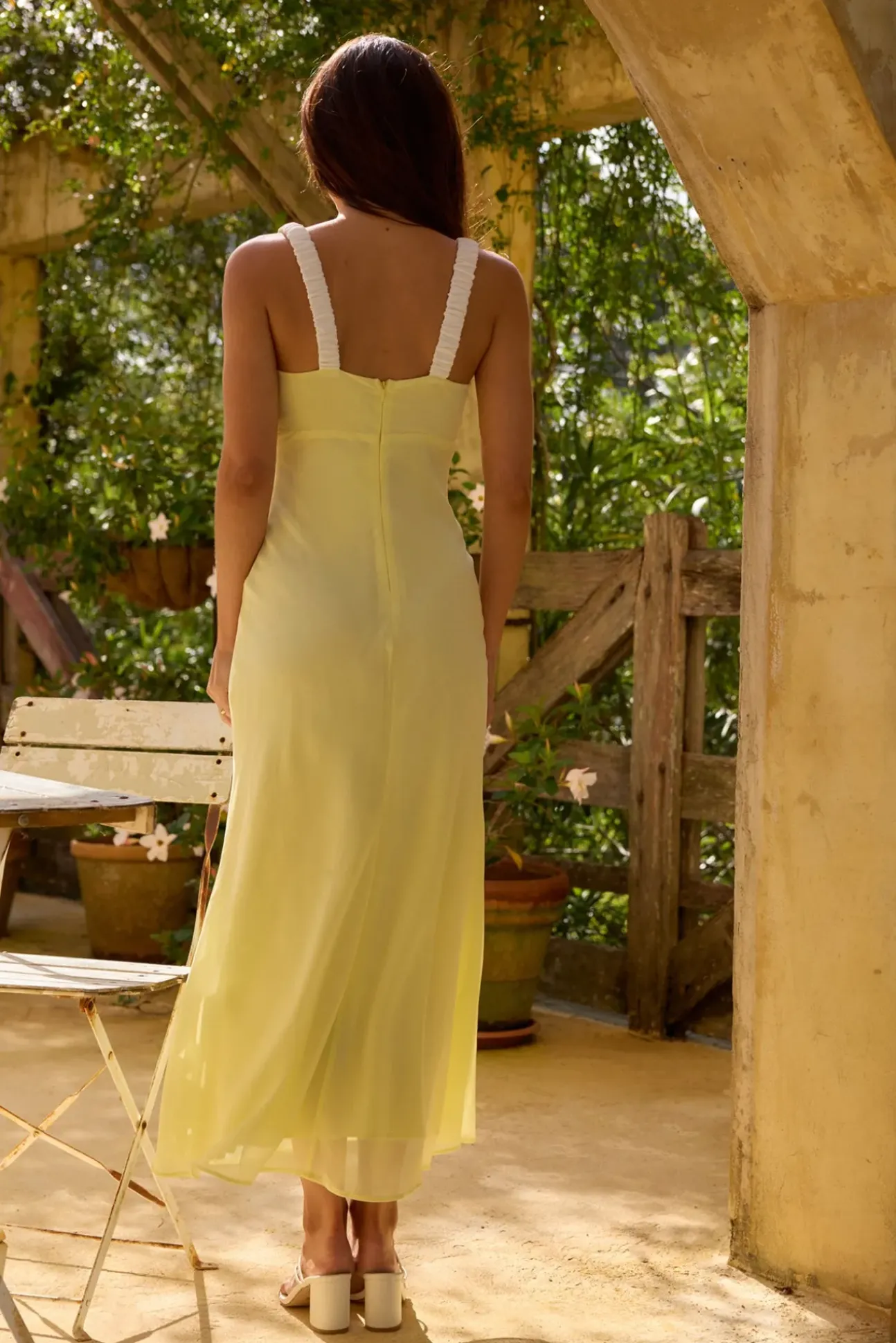 Last Word Midi Dress Yellow