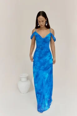 Lavoni Maxi Dress Ramona Blue