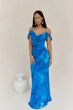 Lavoni Maxi Dress Ramona Blue