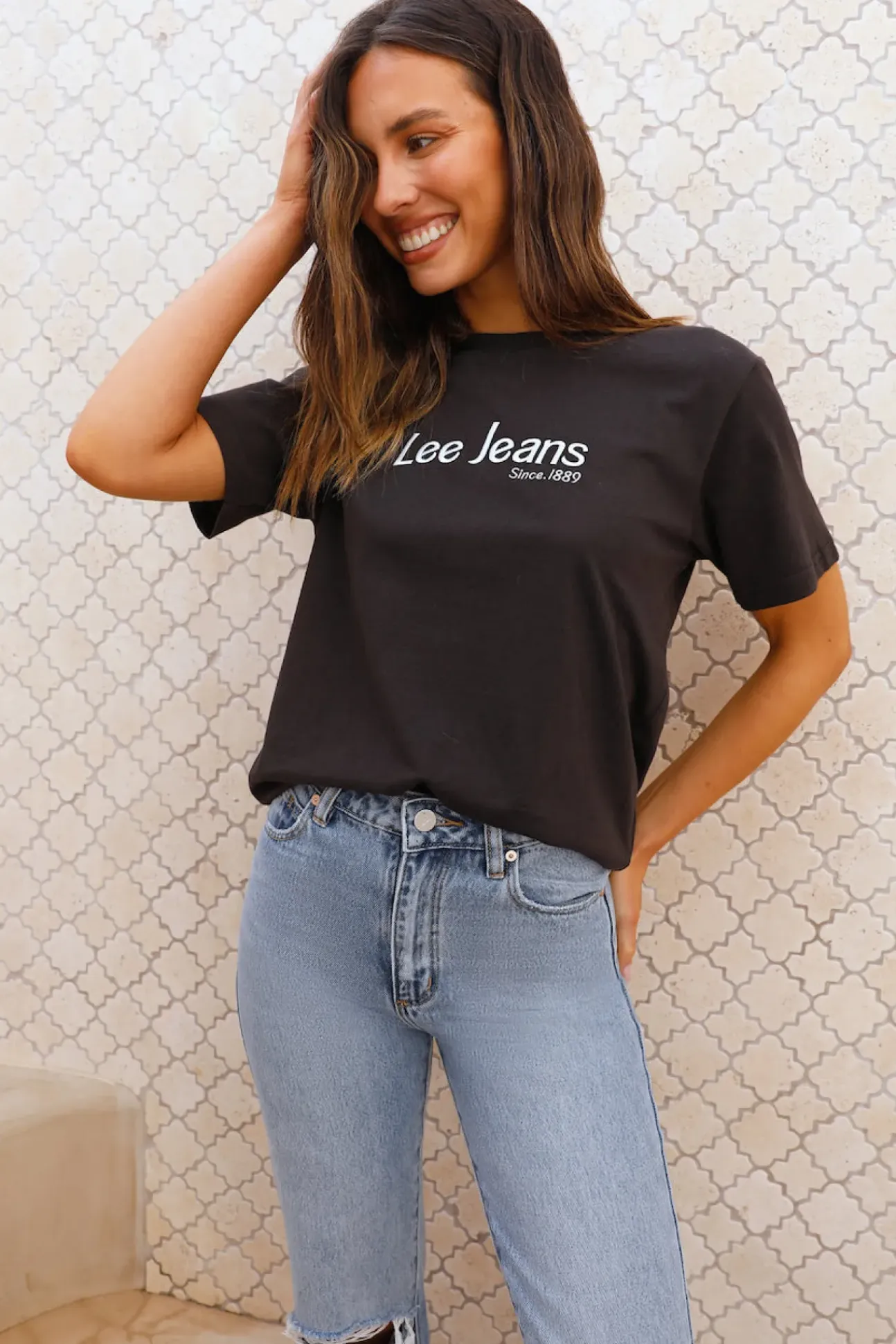 LEE Classic Tee Off-Kilter Black