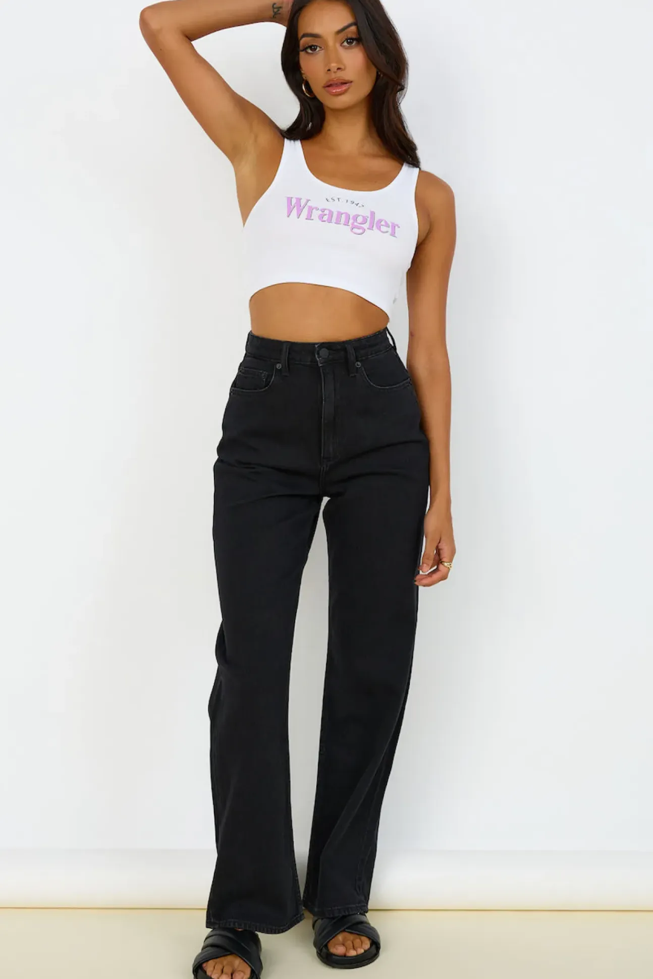 LEE High Baggy Jean Homme Black