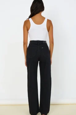 LEE High Baggy Jean Homme Black