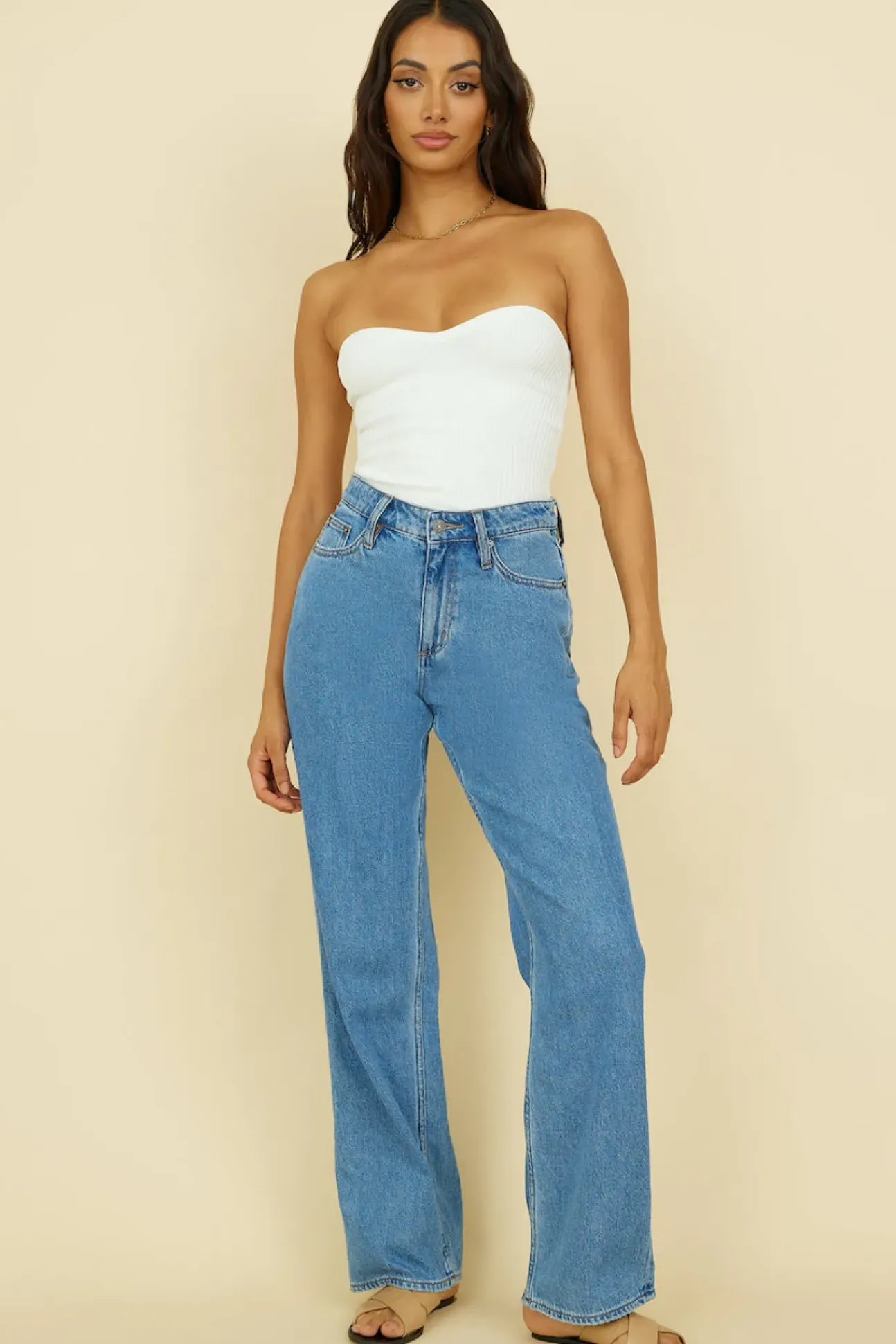 LEE 90's Mid Baggy Jean Blue Saints