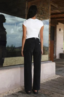 LEE 90s Mid Baggy Jean Record Black