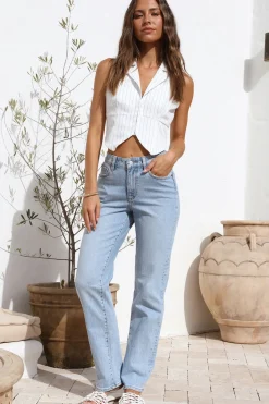 LEE 90s Mid Straight Jean Spinoff Blue