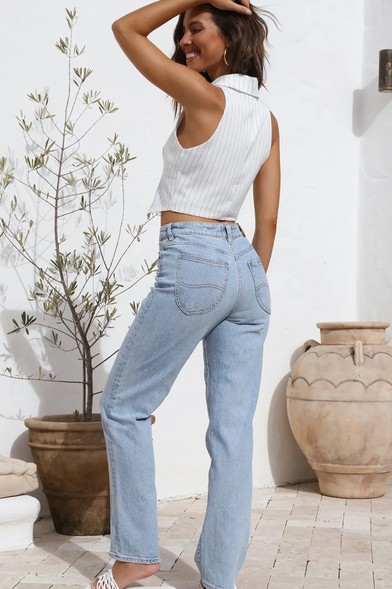 LEE 90s Mid Straight Jean Spinoff Blue