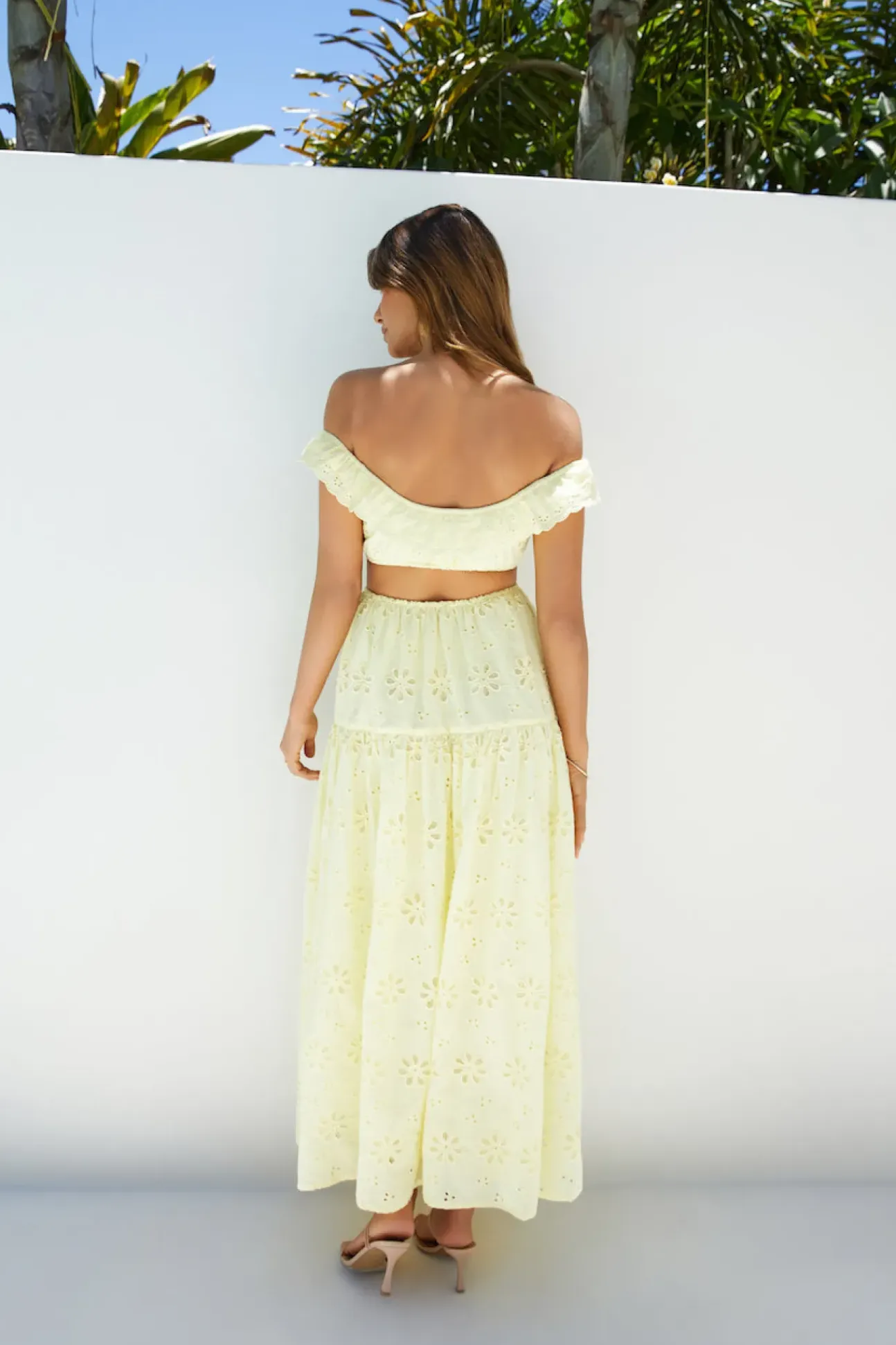 Lemon Blossom Maxi Dress Yellow