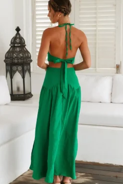 Lemon Tree Maxi Skirt Green