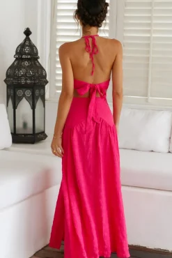 Lemon Tree Maxi Skirt Pink