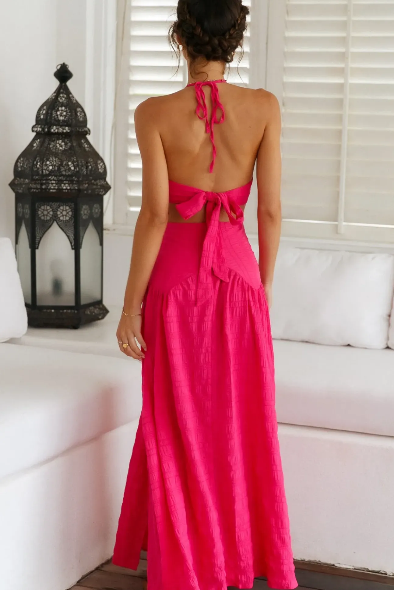 Lemon Tree Maxi Skirt Pink