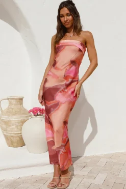Let Me In Maxi Dress Orange