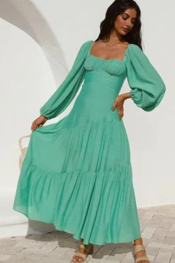 Like A Princess Maxi Dress Green
